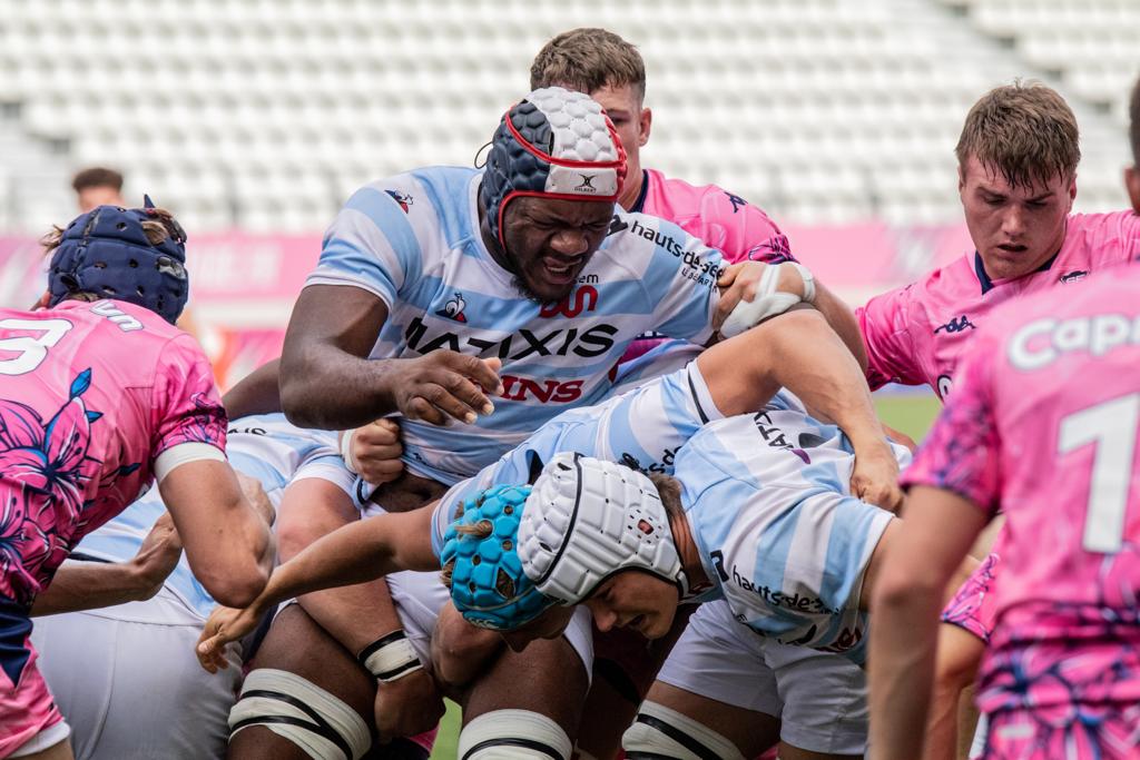 racing92's tweet photo. 📁ESPOIRS
⎿ Première journée
      ⎿ Derby...

🔥 𝐕𝐈𝐂𝐓𝐎𝐈𝐑𝐄 2⃣3⃣-3⃣0⃣ pour nos jeunes Ciel et Blanc !

📸 @authenticrugby 

#EspoirsCieletBlanc https://t.co/B1Rj5kxNSo