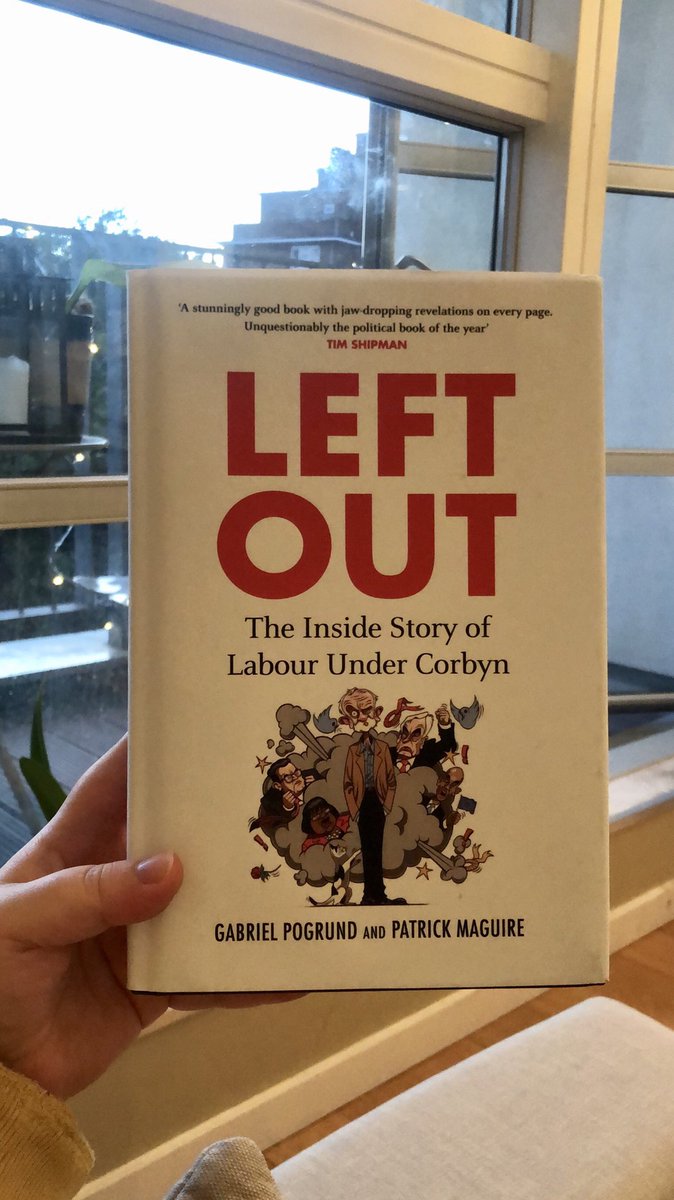 Like lots of people in and around political twitter, I’ve just read   #LeftOut, the new book on Labour Party between 2017-2020. Unsurprisingly, it’s well sourced, funny, a bit painful, and engaging. But ... (bit of a thread)
