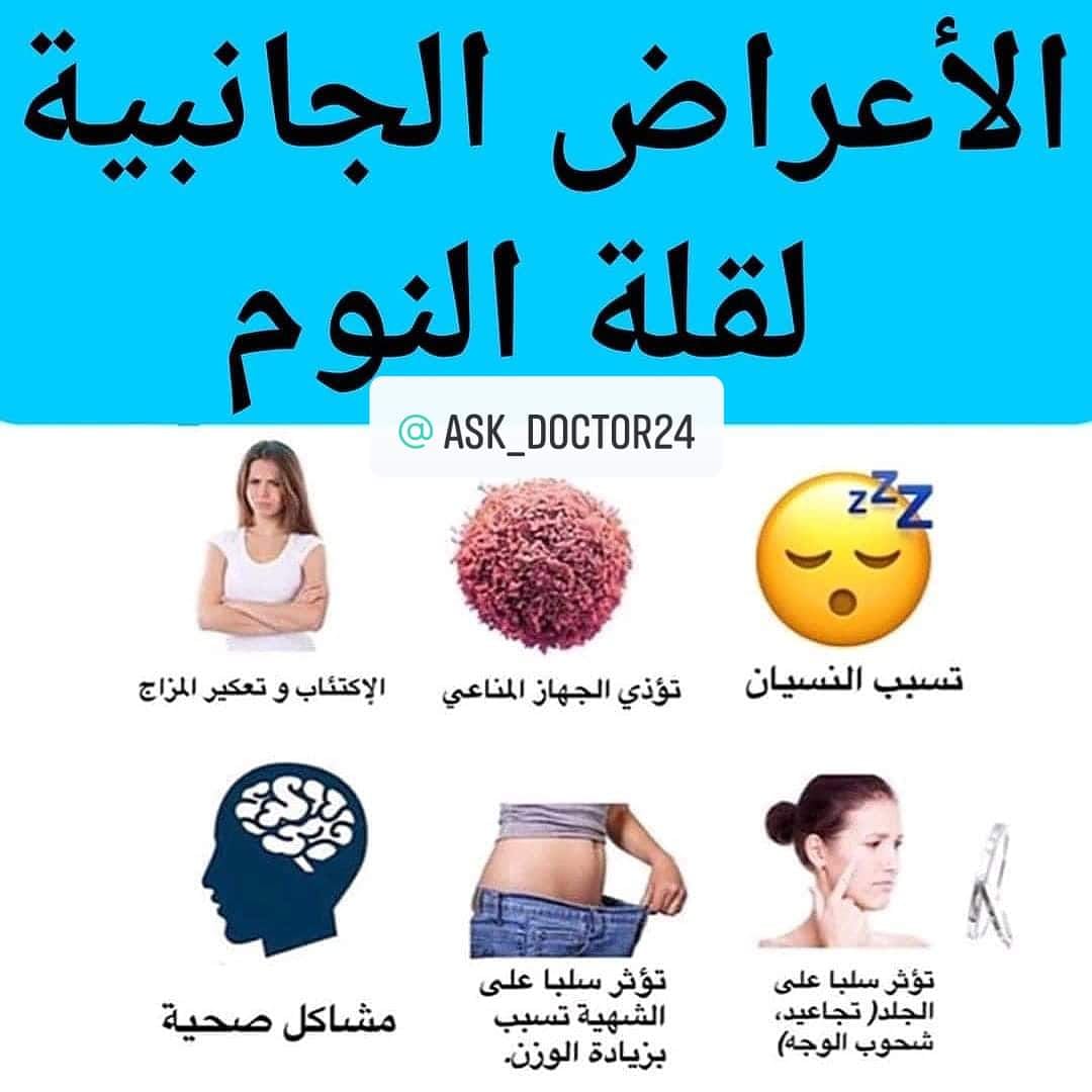 ADoctor24's tweet photo. الأعراض الجانبية ل #قله_النوم
انتبه لعدد ساعات نومك باستمرار
دمتم بخير وعافية https://t.co/ecg3hygcU9