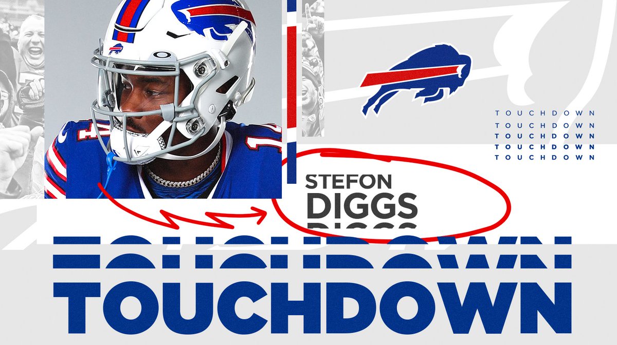 BuffaloBills's tweet image. FIRST TOUCHDOWN AS A BUFFALO BILL‼️