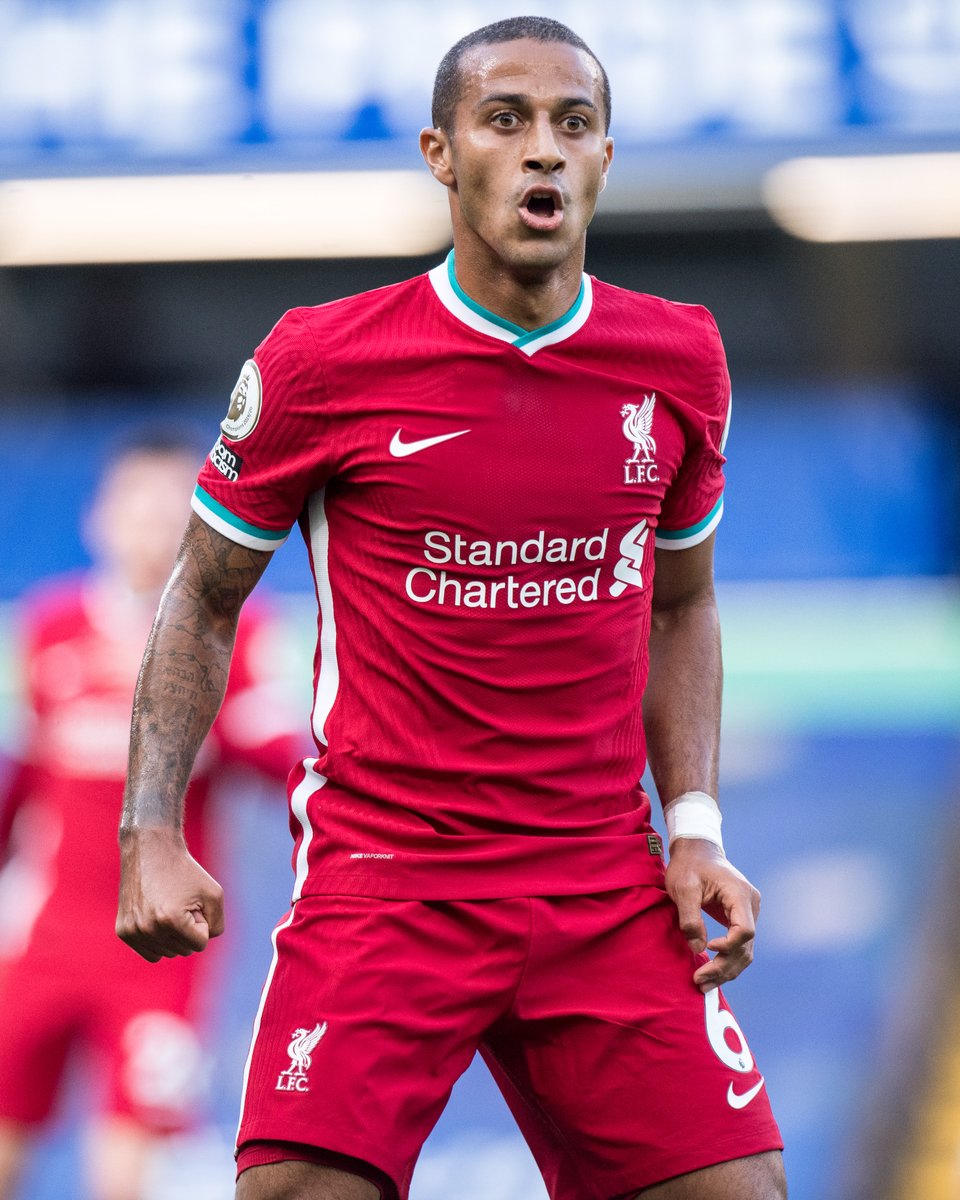 Liverpoolcom_'s tweet photo. Thiago Alcantara has set a new Premier League record on his debut by completing 75 passes in 45 minutes..

More than any Chelsea player over 90 minutes 

Levels 🤩 https://t.co/eFLC8wj5FB