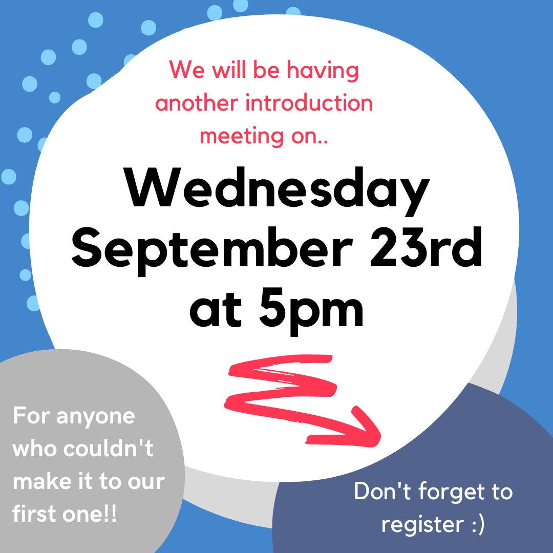 Hey lancers!! Big thanks goes out to everyone who attended our first meeting on Friday.

For those of you who couldn’t make it, we will be hosting one more introductory meeting this Wednesday. Please refer to our earlier posts for more details on how to register.