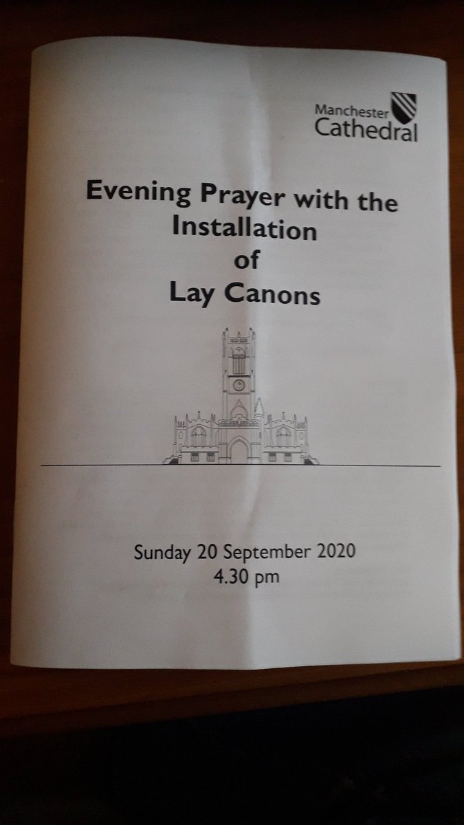 StPeterBolton's tweet photo. It was good to be with @Mrs_Pilling as she was installed as an Honorary Lay Canon at Manchester Cathedral.  Congratulations Canon Pilling! https://t.co/Up5EZOMVuA