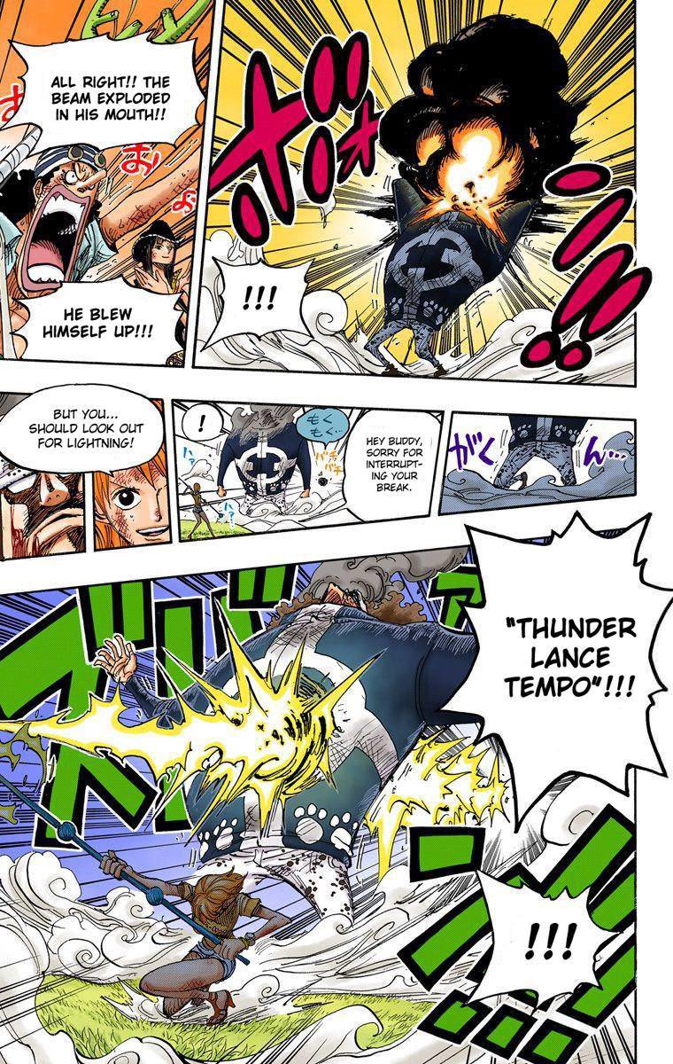 Maintenant que nami a acquis le power up avec son perfect climat tact elle seras utiliser pars la suite comme personnage soutient pars exemple à l’arc thriller bark contre Oz ou encore contre un pasifista sur L’archipel de sabaody avant ellipse des deux ans