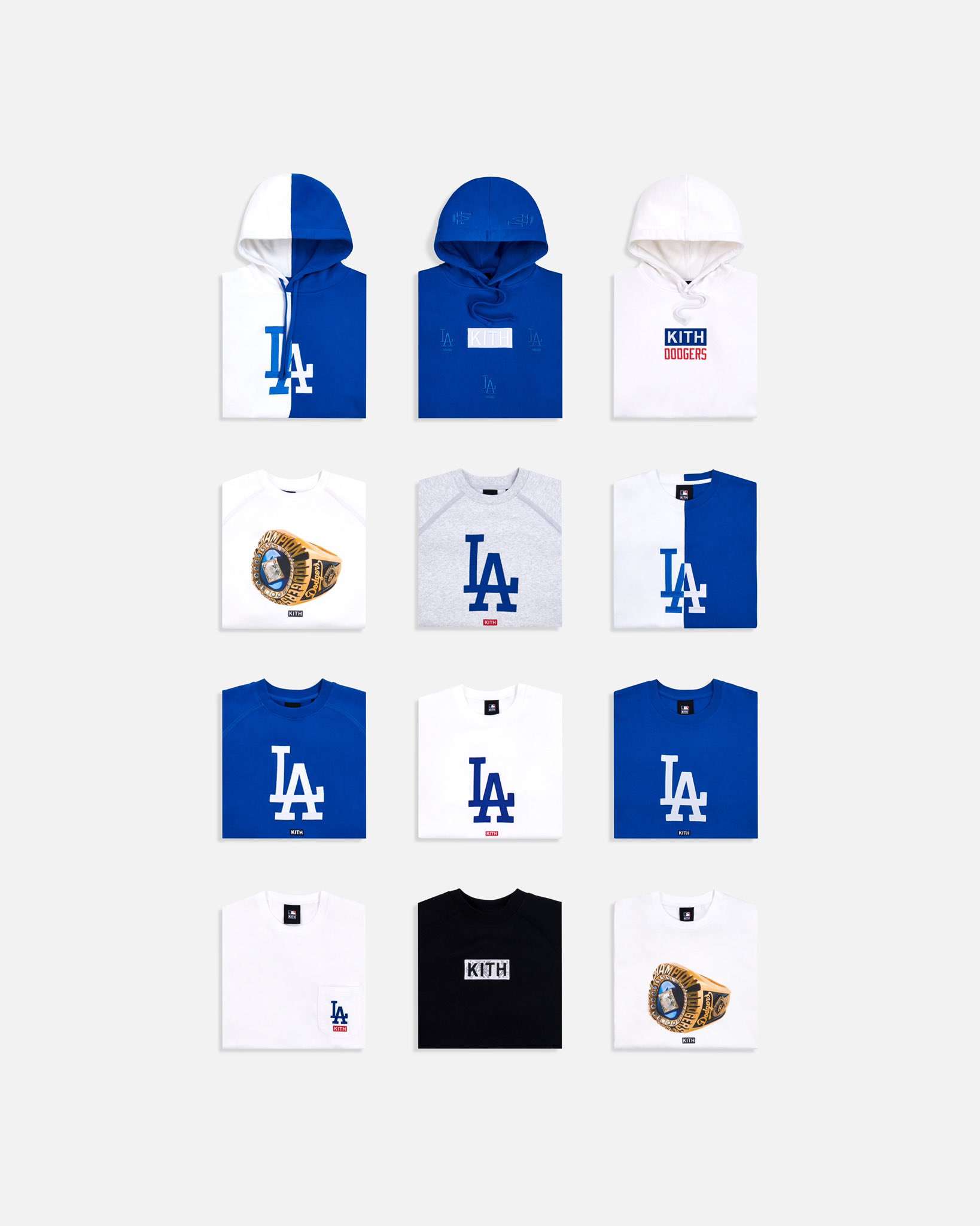 Kith for MLB LA Dodgers hoodie パーカー-