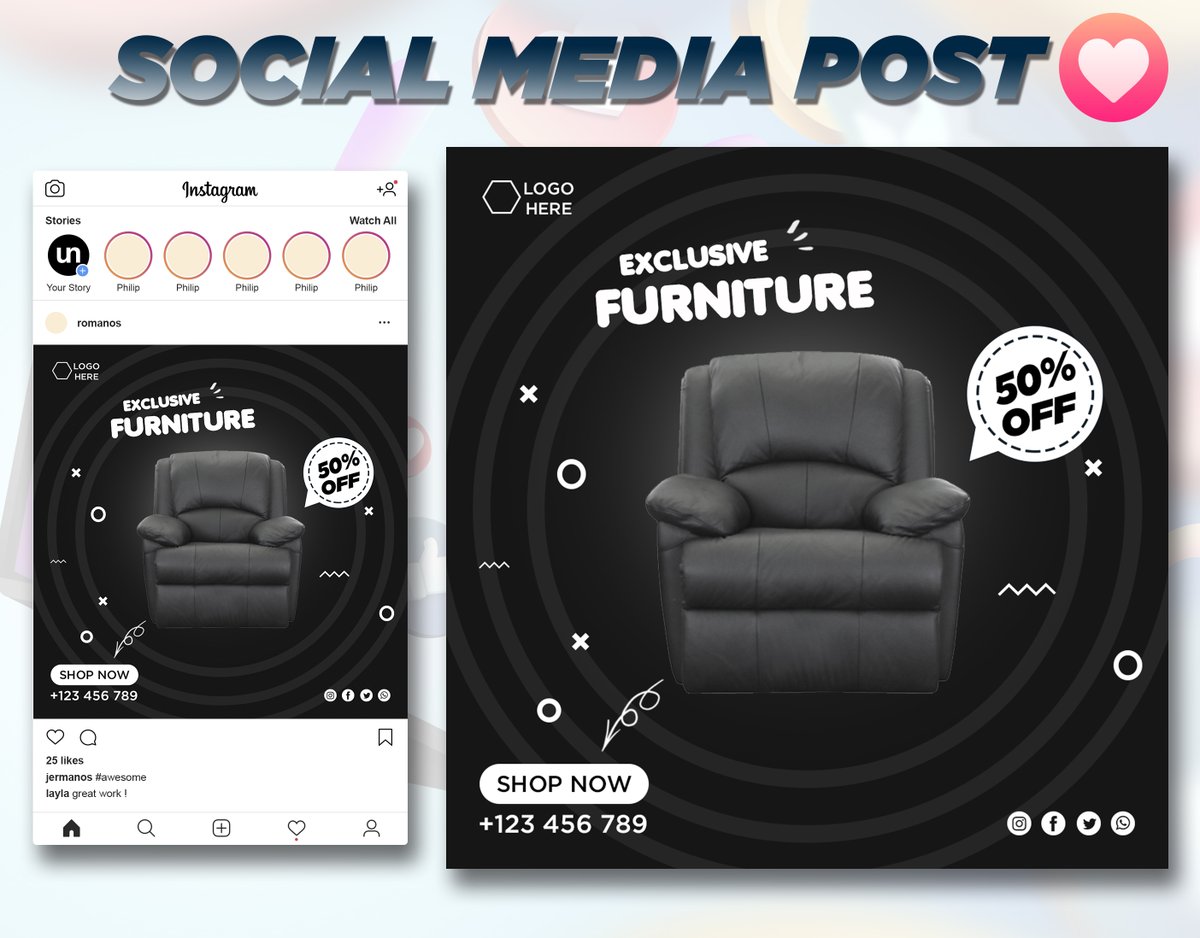 View this design on Dribbble: dribbble.com/shots/14236424…
#design #designer #SocialMedia #Instagram #facebookads 
#Banners #bannerdesign #logodesign #typography #Offer #SundayMotivation #rainbowLGBTQIA #AskFFT