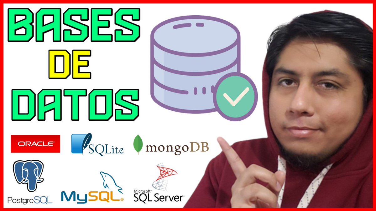 UskoKruM2010's tweet image. ¿Qué son las Bases de Datos? ¿Cómo funcionan? ¿Para qué se utilizan? Ejemplos 💻 ✅ youtu.be/R82e0XwF8zg a través de @YouTube 

¿Me ayudas a compartirlo? ¡Gracias! 👨‍💻 😉

#basesDatos #sql #noSQL #programming #programacion