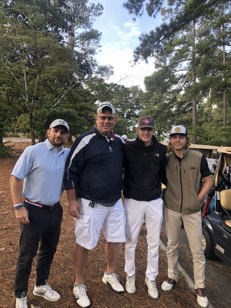 ncwrestlfactory's tweet photo. Union Pines High School Bobby Purvis Memorial Golf Tournament. 
Team NCWF 💪😎💪
#factorygolfteam
#givingbacktothecommunity 
#supportingncschools https://t.co/HddkMa5fg7