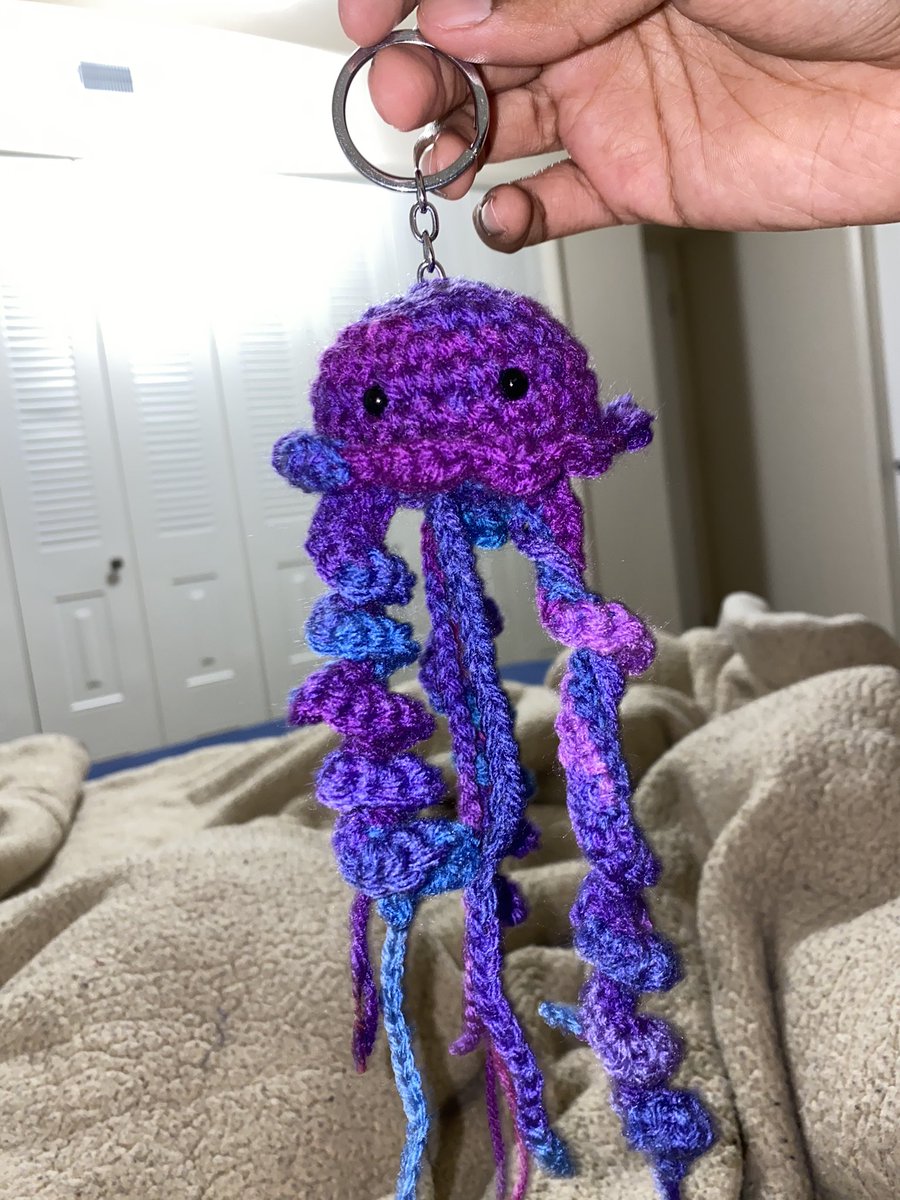 This jellyfish Victoria made but look at how cute it is!!