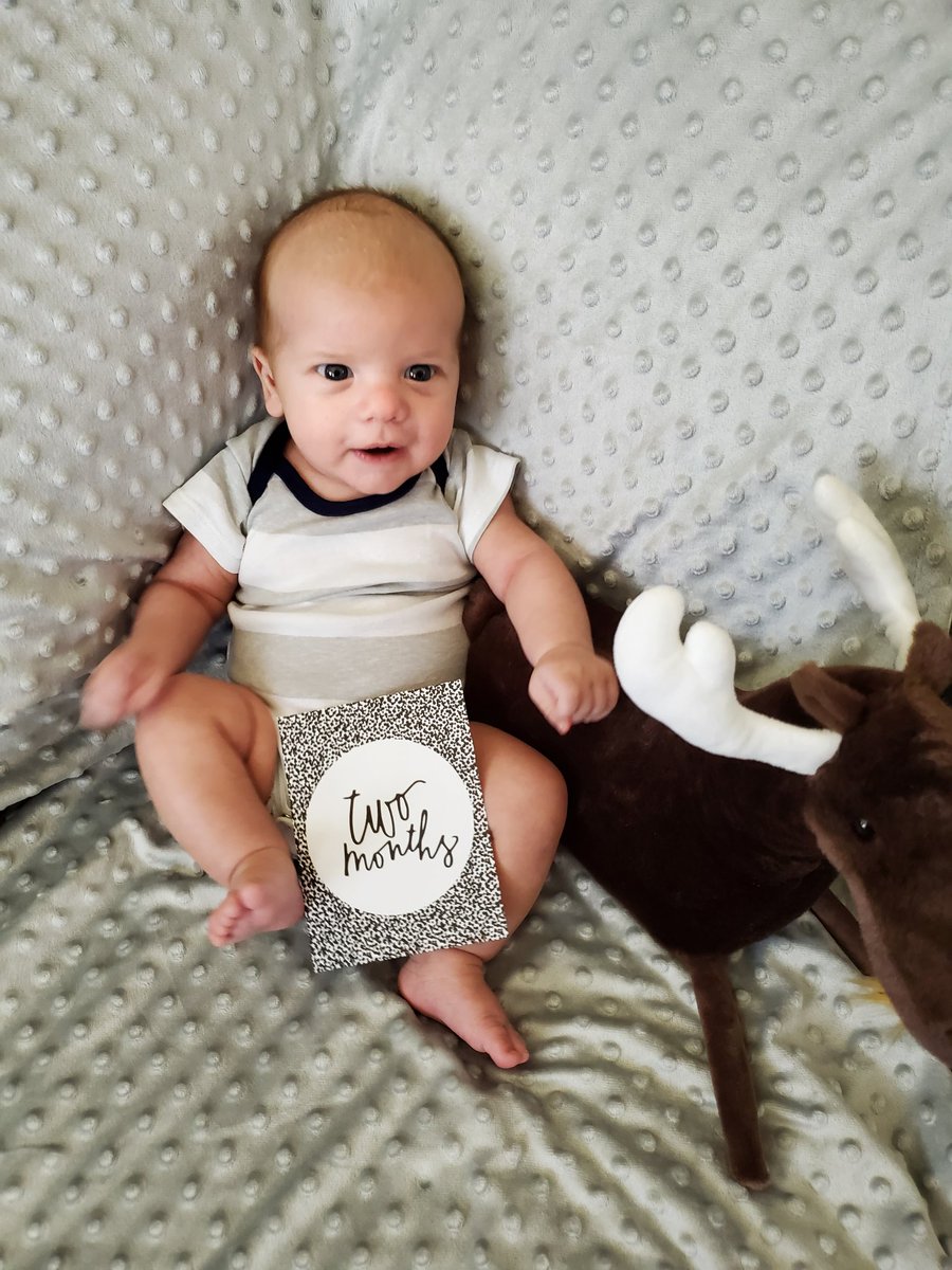 CourtneyLFlores's tweet photo. Our baby boy is 2 months old today! https://t.co/GPZm1Gu5pz