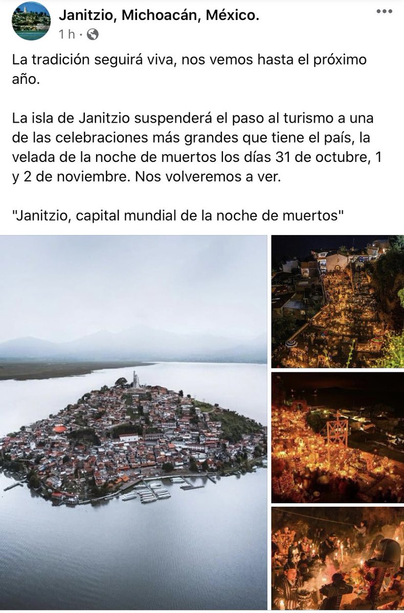 viajefest's tweet photo. Las celebraciones de Día de Muertos en #Janitzio, #Michoacán se suspenden este año. #viajefest #México #travel https://t.co/9QiaKtqiOD