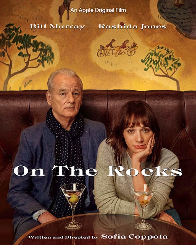 LandmarkLTC's tweet photo. #SofiaCoppola reunites with her LOST IN TRANSLATION star #Bill Murray in the almost screwball comedy #OnTheRocks, coming to select #LandmarkTheatres Oct. 9. 
#RashidaJones #BillMurray #BuckHenry #screwballcomedy  #fatherdaughterteam #caperfilm #classichollywood #a24 https://t.co/DIhsd1aF2R