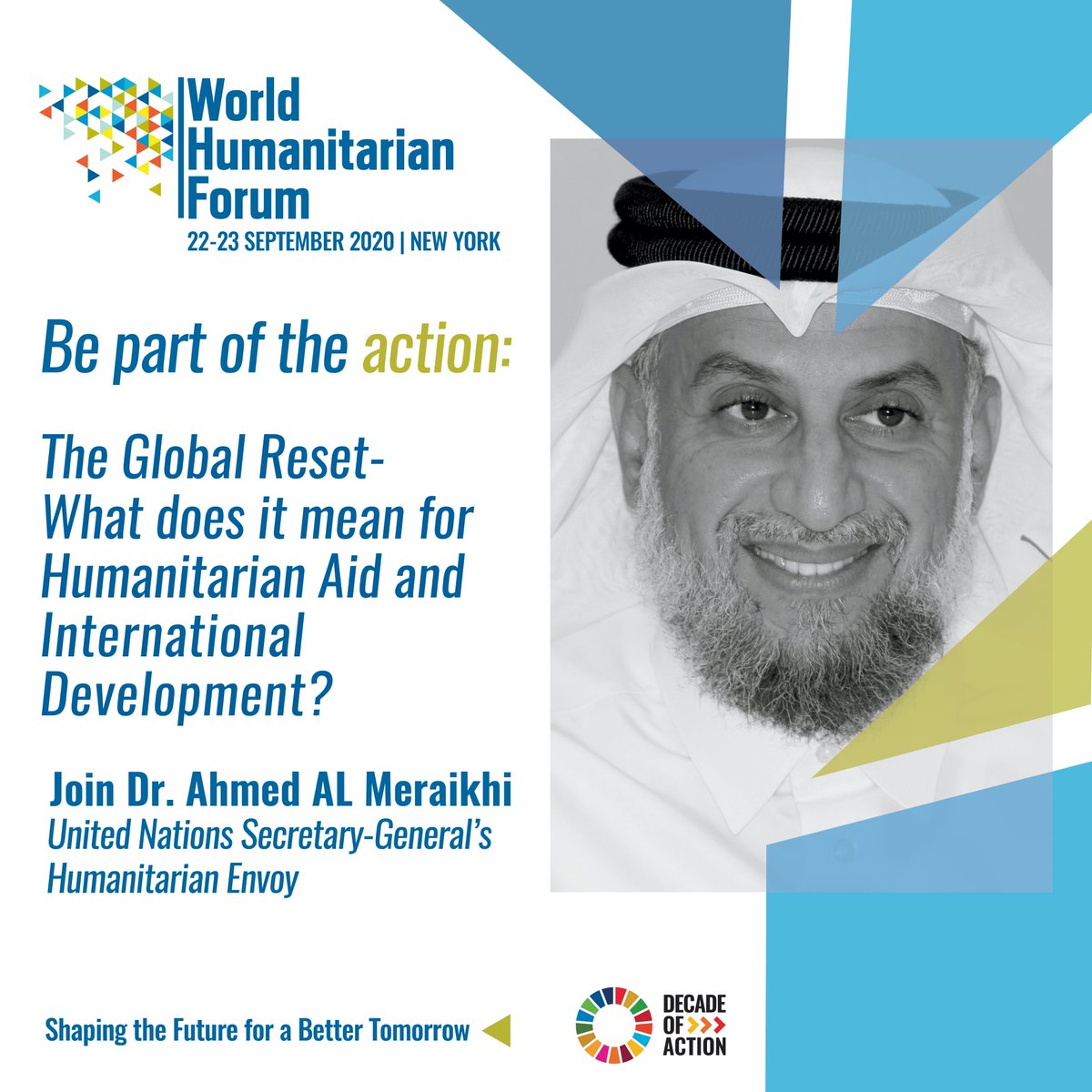UNSASG's tweet photo. Excited to take part in the closing session of the @WHForumLondon  discuss how businesses - through alliances like @GHAEAlliance can engage in #TheGlobalReset and move from #FromHopetoPossibility and shaping the future for a better tomorrow. Registration ​https://t.co/32js10pi24 https://t.co/MC9gMIhwvw