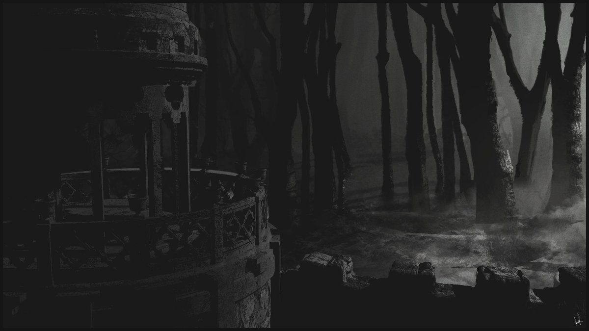 axkaine's tweet photo. Chapter 10, accompanied by beautiful, haunting artwork by Anthony Pitts, is up and ready to read on https://t.co/CG6lLCbGbe! https://t.co/KRV8jPgpBl