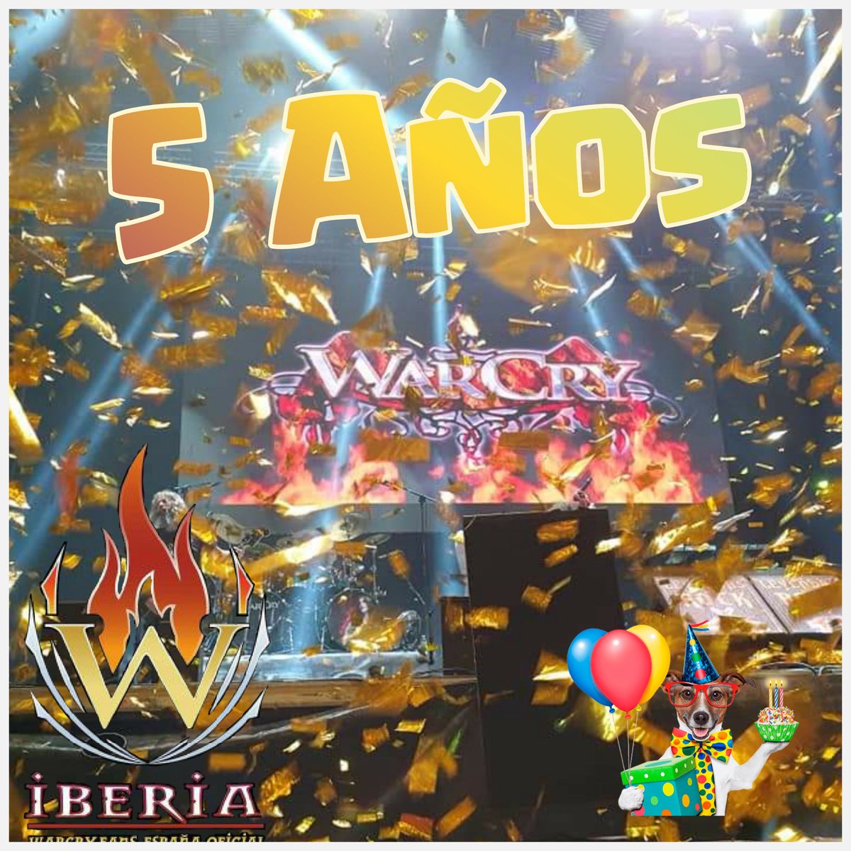 5 años han pasado desde que nos comprometimos a apoyar a nuestros  <a href="/WarCryOficial/">WarCry Oficial</a>  🥳🍺