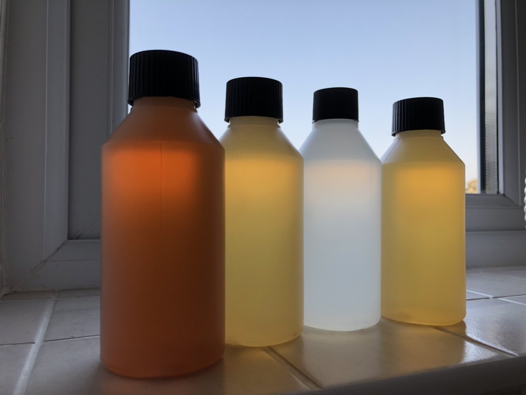 RealFruitSpirit's tweet photo. Four samples all ready to be sent for testing later this week
Had to try them all just to make sure 🥴🤤
#newproduct #productdevelopmemt
#collaboration
@nwalessocial @jtgardens @HortWales https://t.co/UZhFjeqmYc