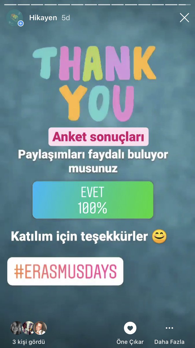erasmus_k101's tweet photo. Anket sonuçlarımız #ErasmusDays #erasmusdays #ERASMUSDAYS @ilce_mem @izmir_ilmem @ulusalajans @EUErasmusPlus https://t.co/uBT3VALc1N