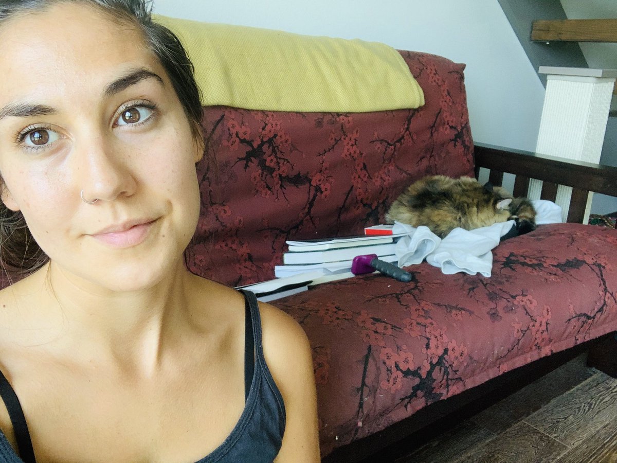 astrologynow_'s tweet photo. First: Eevee is stoked that I work from home now. Second: I recorded three podcasts and wrote all day - Doing the rest of 2020 without coffee has proven surprisingly efficient! Highly recommend! https://t.co/DjRL8bKJe5