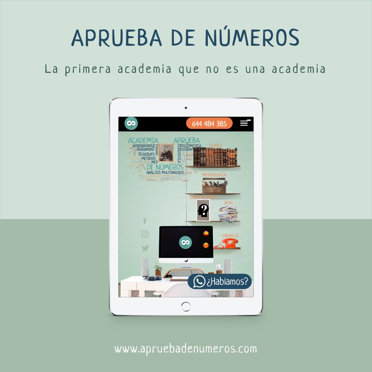 ApruebaDeNum's tweet photo. ¡Hola a tod@s!🤗 Estamos de celebración🎉. Hoy estrenamos web en la que podréis encontrar información sobre nuestros cursos.
∞
¡No dejéis de pasaros y de compartir vuestras opiniones con nosotros!
∞
Gracias a tod@s por hacerlo posible, ¡hasta pronto familia!🧡
∞
#ApruebaDeNum https://t.co/gwzOli14w3