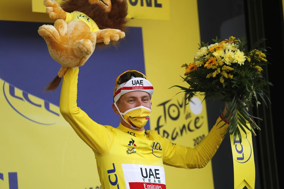 Tadej Pogačar came back from a 57 second deficit on the penultimate day of the Tour de France to claim the Yellow Jersey and win the Tour at only 21 years old. What a ride! 

📸: Getty Images