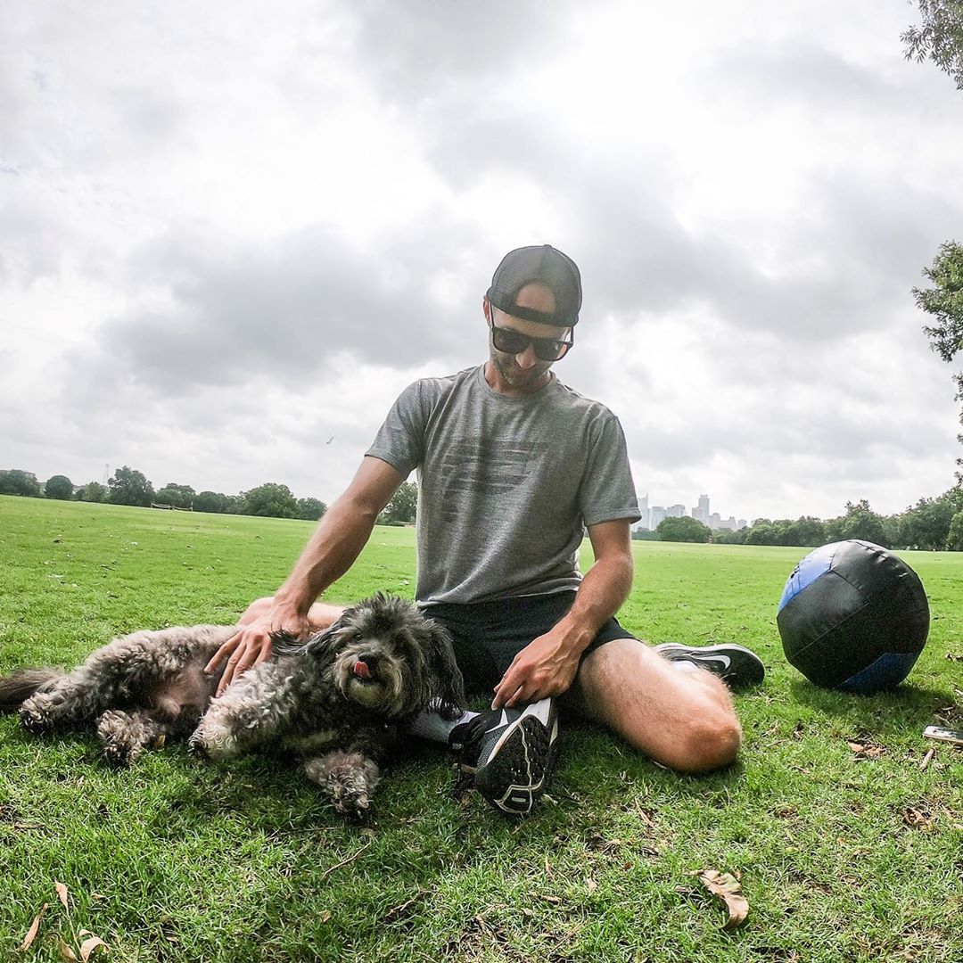 "All I need is a Dynamax ball and my workout buddy 🐻" - @WestonCarls 

We love seeing your workout buddies on our feed! Keep them coming, please 😛.