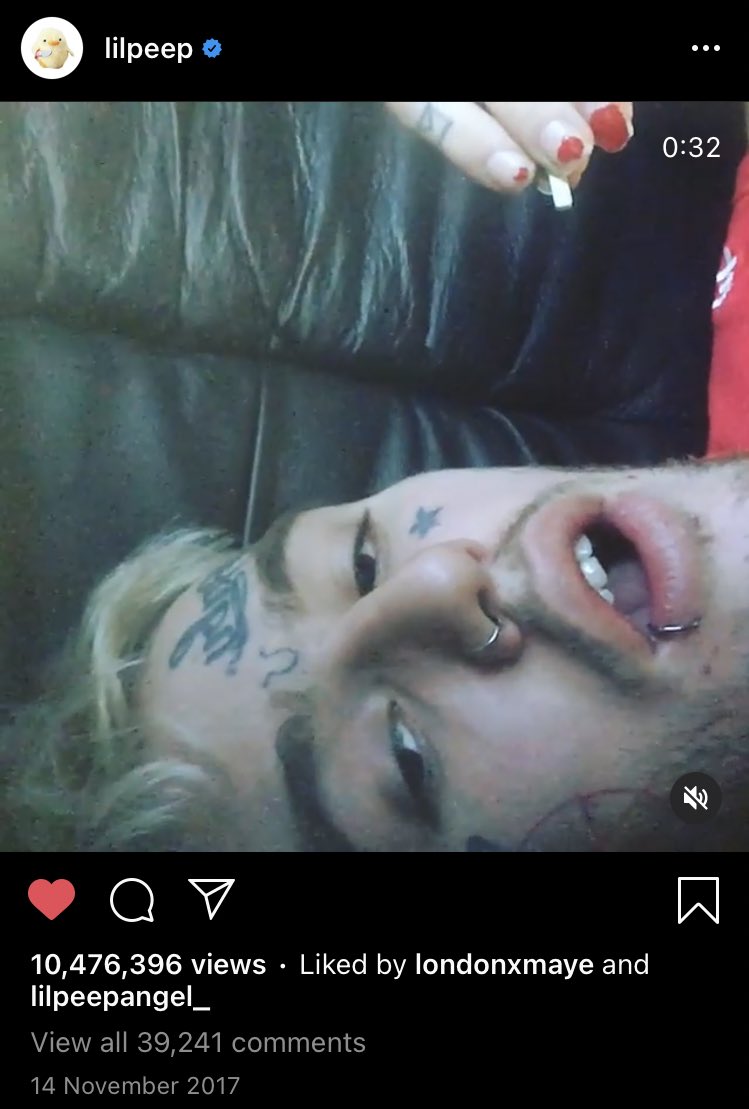 peep did in fact take multiple pills and posted a video of it to his instagram. note the date. he ended up playing the show anyway.