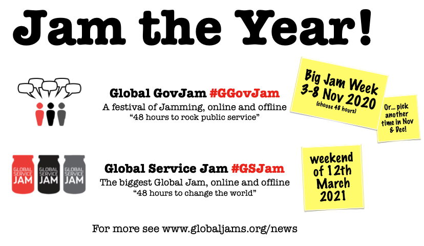 GSJam's tweet photo. HOT NEWS! Pls RT! 
New dates for #GGovJam 2020 and #GSJam 2021 https://t.co/62oRxN19yL https://t.co/IClUrVQWyj