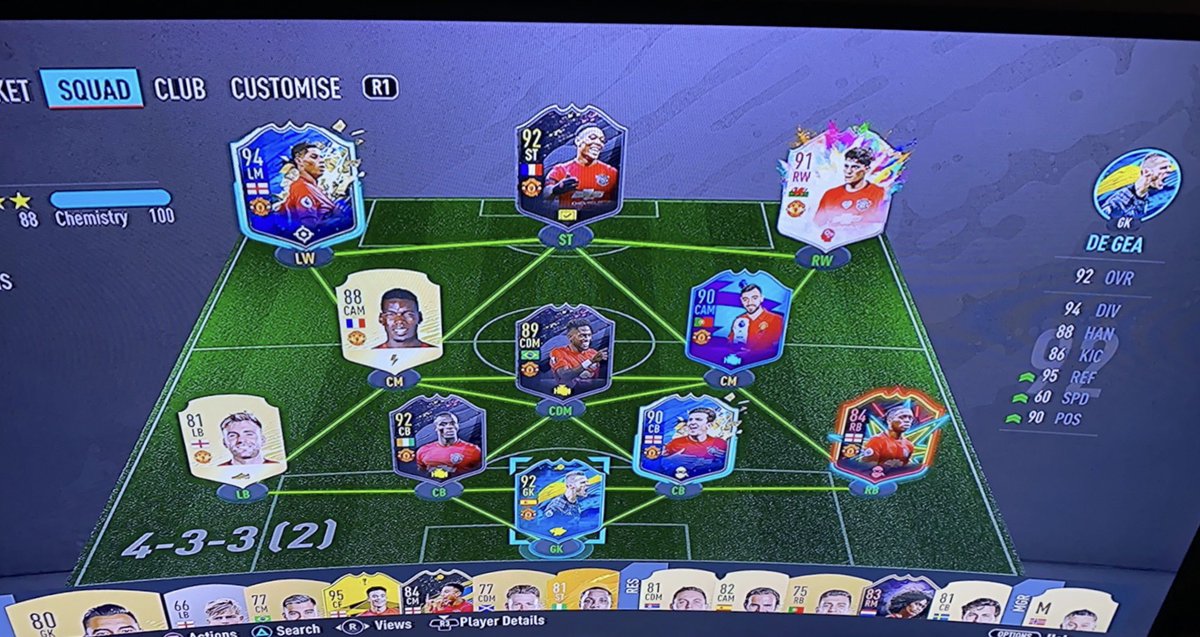 As you guessed, I am a United fan. #MUFC #FUT20 #FIFA #FIFA20 #fifa21