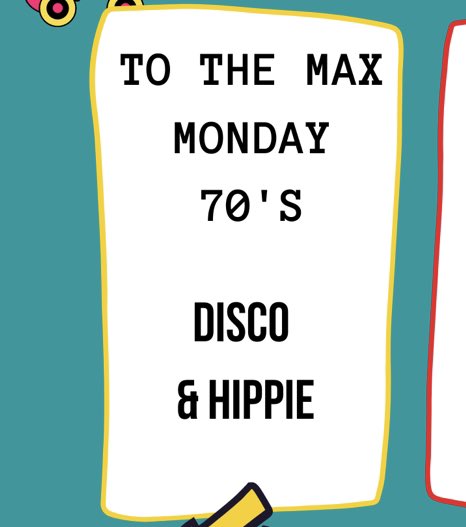 Monday is 70’s. Show your spirit for Homecoming week!