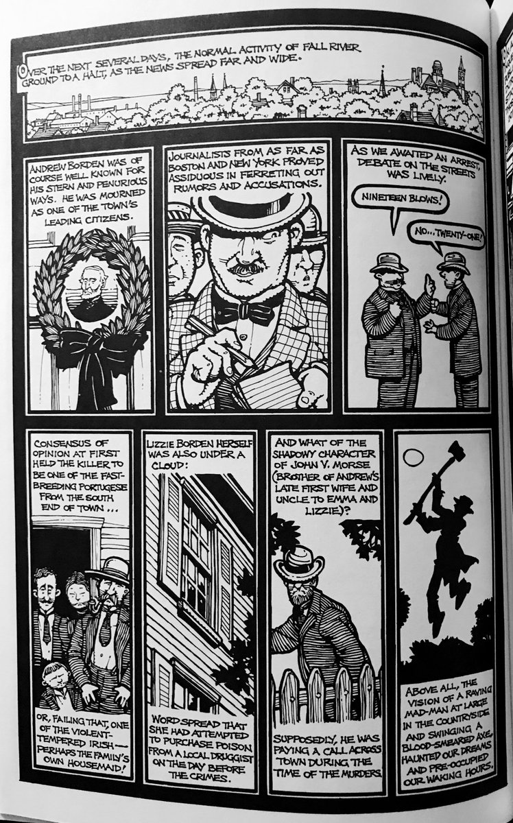 The Borden Tragedy by Rick Geary - A great introduction to this case, I’d always heard about the Borden murders but never read up on them. Geary’s art is an extra treat.