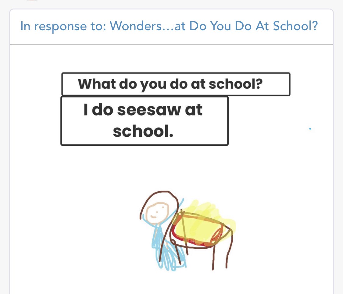 EASDMaczko's tweet photo. Love how @Seesaw has become such an important part of our first grade classroom! @EASDYanders https://t.co/VBhLwp6KuI