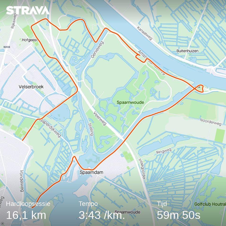 Geen Dam tot Damloop dit jaar, dan lopen we er zelf maar eentje vanuit huis met ⁦<a href="/Jikkevdp/">Jikke van der Putte</a>⁩ mee als support / tijdwaarneming op de fiets! #damloop
strava.app.link/GpkZGQjuW9