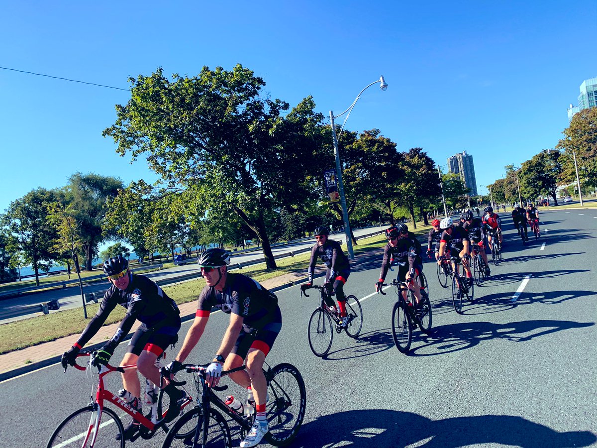jv5018's tweet photo. Riding to remember our fallen heroes.  Rode across our great city today, paid respects at police memorial, donation to @BadgeLifeCanada  #TPSCC #RidetoRemember @CPPOM @CanadianR2R @460km @TorontoPolice SO to @TPS13Div @TPS14Div @TPS22Div @TPS52Div @TPS51Div @TPS43Div https://t.co/LAABK2DaXb