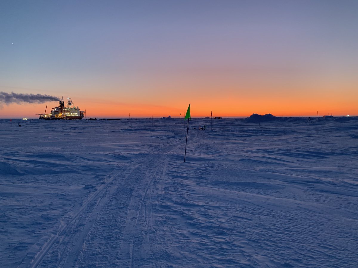 A year ago, #RVPolarstern left Tromsø to start not only her largest expedition ever - but the most exciting one for many of us: <a href="/MOSAiCArctic/">MOSAiC Expedition</a>! Today, exactly one year later, she left her second home floe over the course of the year to sail finally back to Bremerhaven <a href="/AWI_Media/">AWI Media</a>