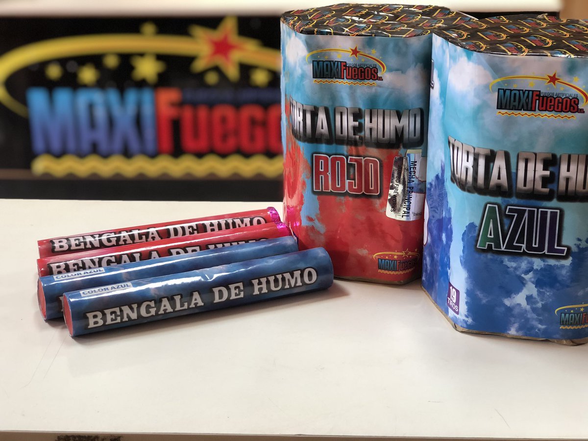 maxifuegos's tweet photo. Bengalas de humo https://t.co/cXLYuk8Ekj