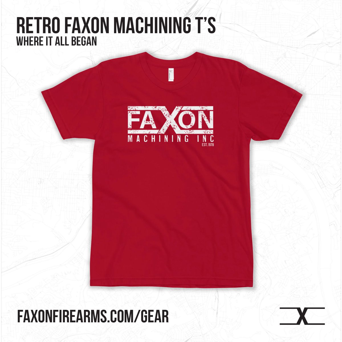 Faxon_Firearms's tweet photo. 🛠️ As Faxon Machining birthed Faxon Firearms, we find it fitting to pay homage with a remake of one of their original 1980's T's.
Get it here: https://t.co/3FwHDFbTau
#faxonfirearms #faxon #firearms #vintage #retro #tshirt #vintaget #retrot #firearms #shootingsports #gunsdaily https://t.co/auT6tsJY62