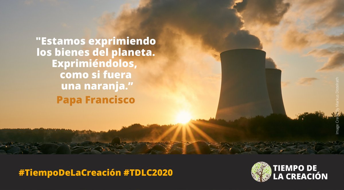 Por el #TiempoDeLaCreación, restauremos nuestra relación con el planeta y únamos nuestras voces contra las multinacionales del Norte. Actúa hoy, no mañana. HOY, cuidemos a la Creación. 
▶️ Mira el video completo bit.ly/VideoPapaTDLC