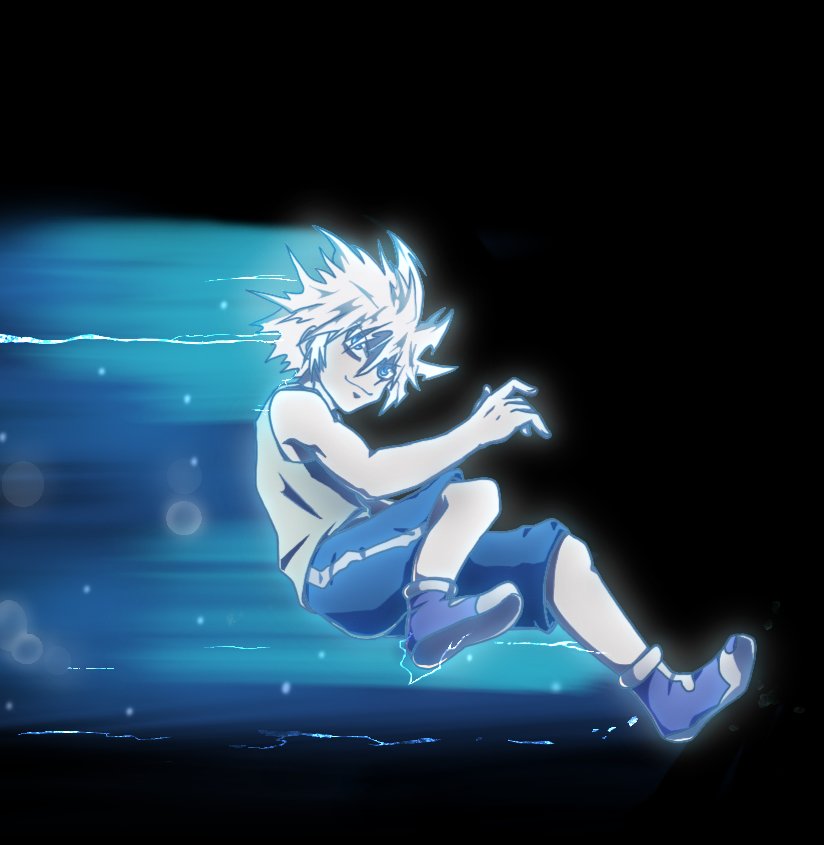 Godspeed Killua, hunter hunter, hunterxhunter, HD phone wallpaper