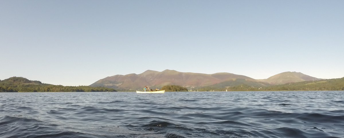 A beautiful day on Derwent Water #canoe #LakeDistrict #Cumbria #Adventure 🐆