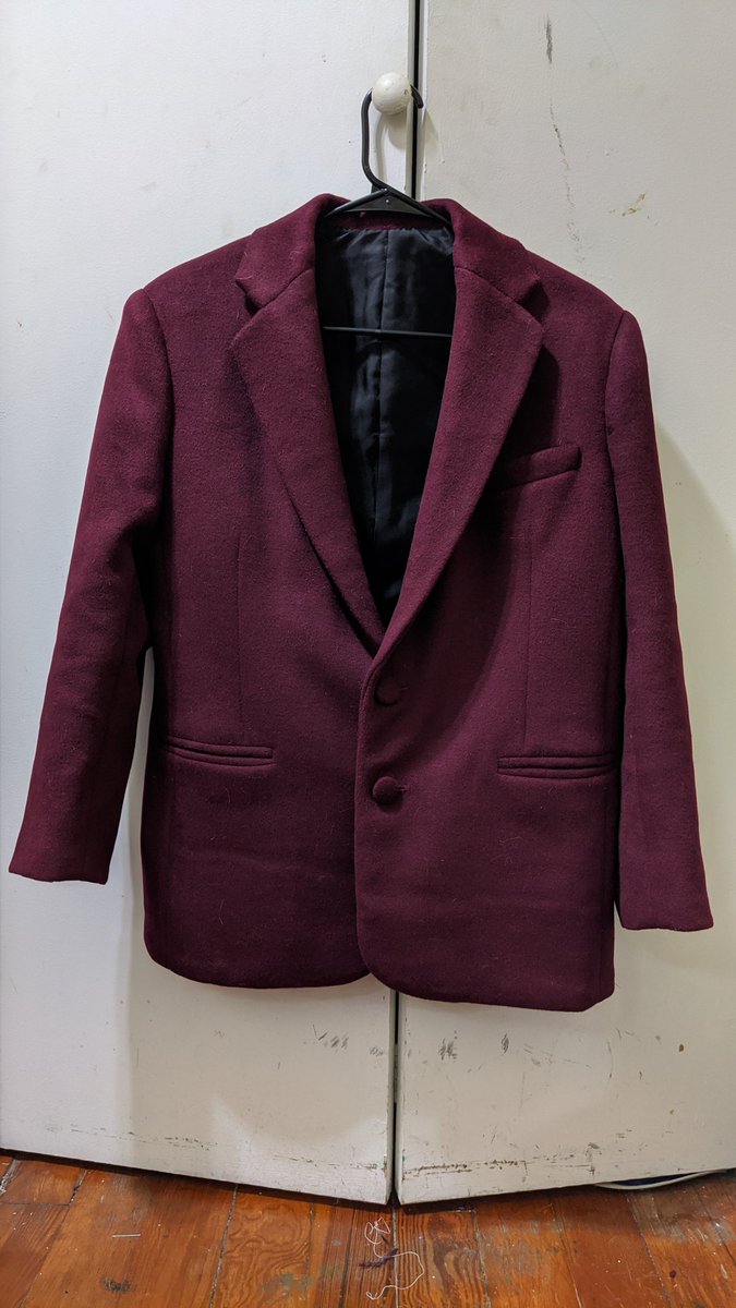 Mile's jacket is done! My first full canvassed suit jacket! I learned a ton, and can only get better from here on out!