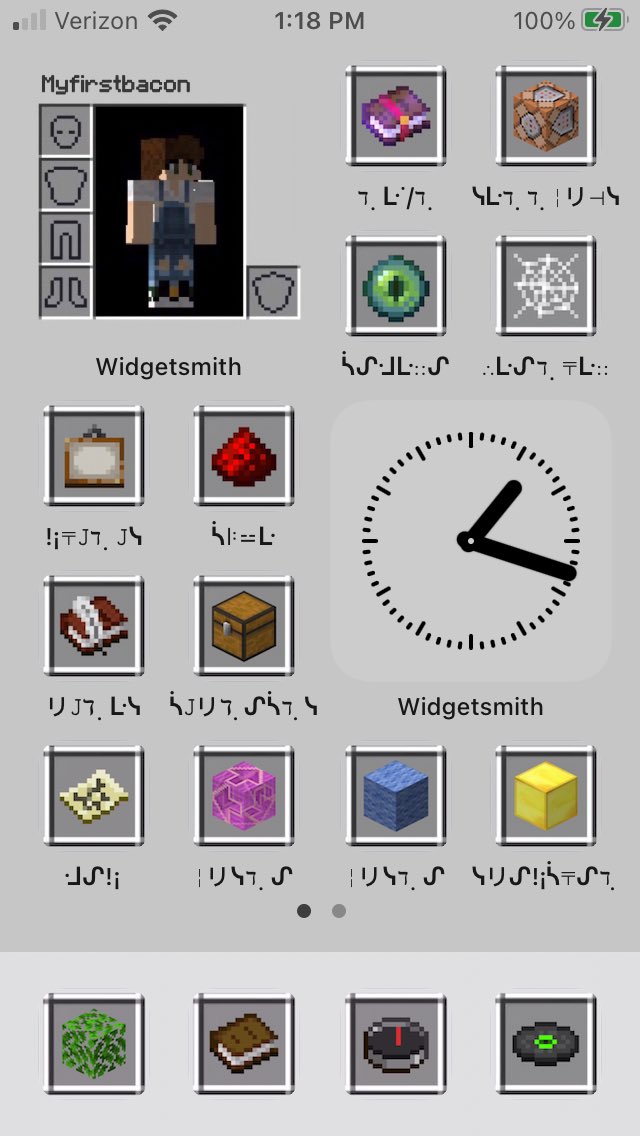 Minecraft Ios 14 Home Screen