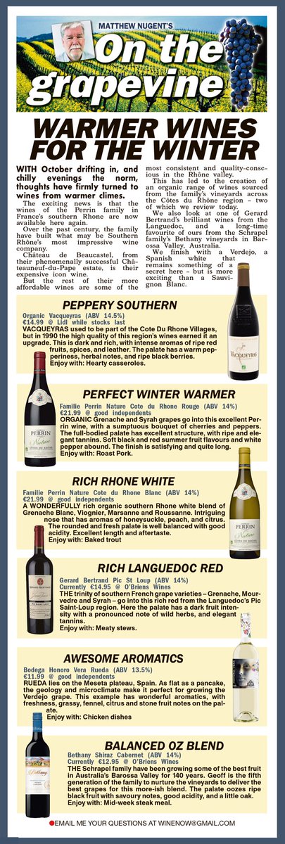 Winechat's tweet photo. A chill in the air but warmth in the glass... ⁦@liberty_wines⁩ ⁦@libertyireland⁩ ⁦@LynneCoyleMW⁩ ⁦@TheIrishWino⁩ ⁦@CassidyWinesLtd⁩ ⁦@JadeCKirwan⁩ https://t.co/RXN7CNWw3u