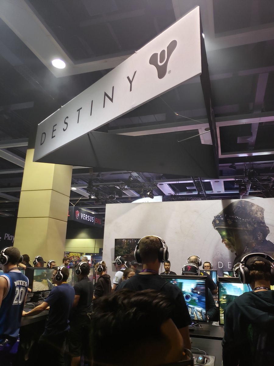 Obviously I was there for Destiny lol this was the first look at Widow's Court before it launched with Shadowkeep. That line was NUTTY.