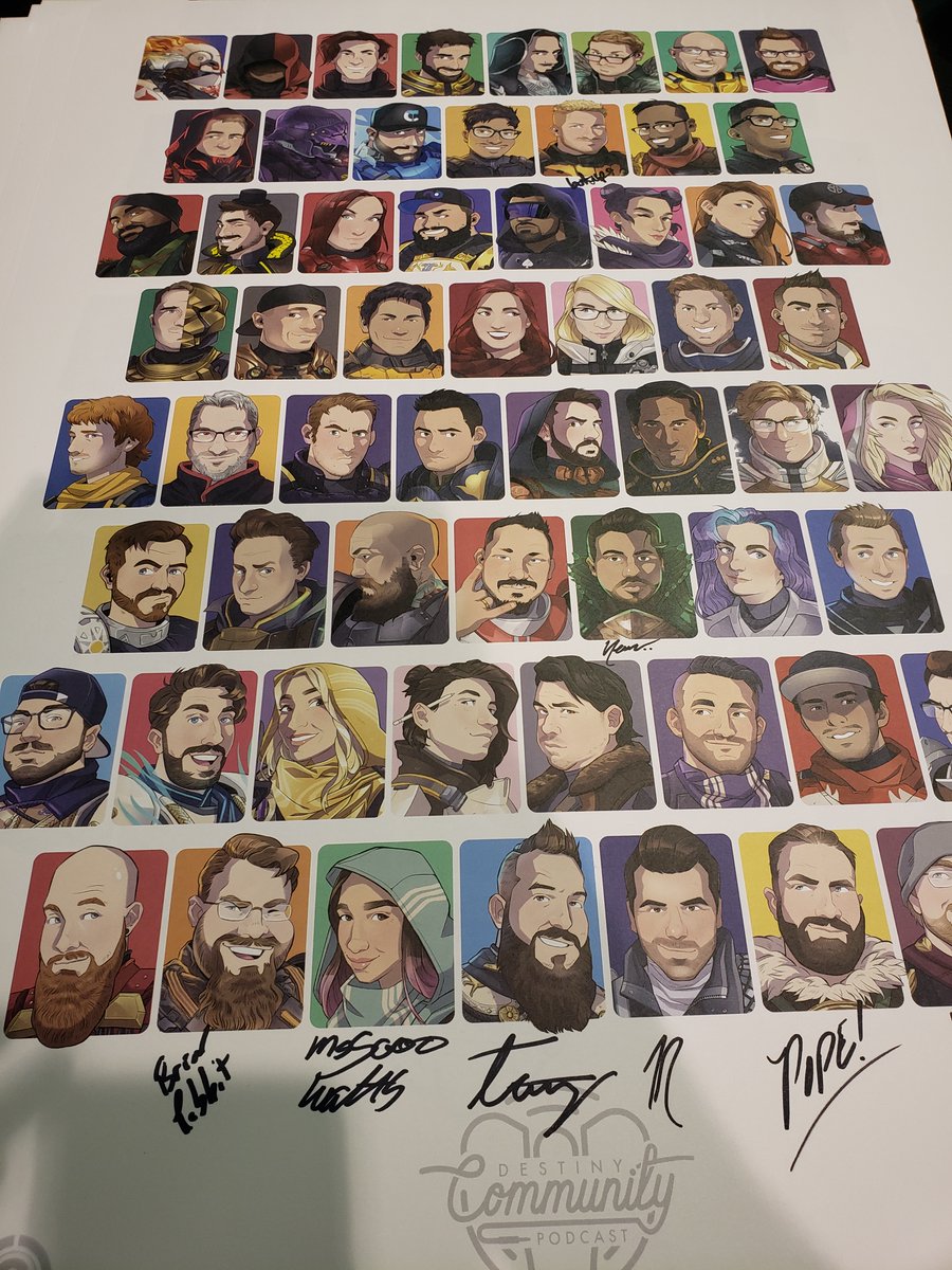 Here's me and the  @DCP_Live Crew. They are on another level of amazing. Big thanks to  @PopeBear for having me come over and a few posters (even though I totally messed up once signing the wrong face LOL!)