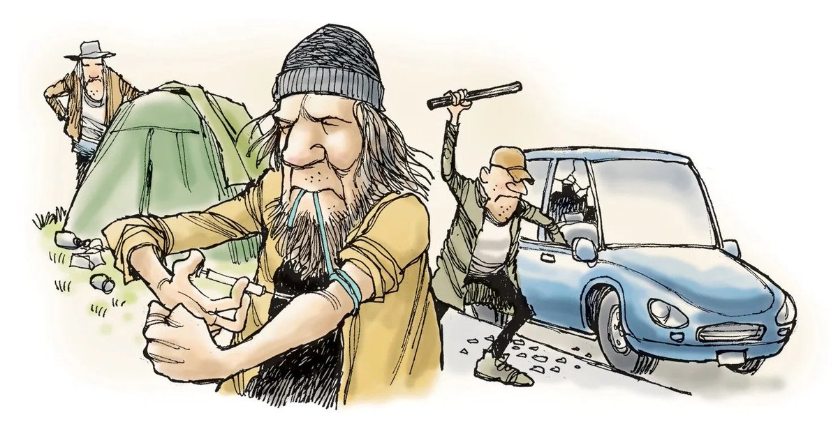 Here in supposedly liberal Seattle even supposedly liberal Pulitzer Prize-winning cartoonists demonize the homeless on one day, then grandstand about the right's monstrousness the next. (12/17)