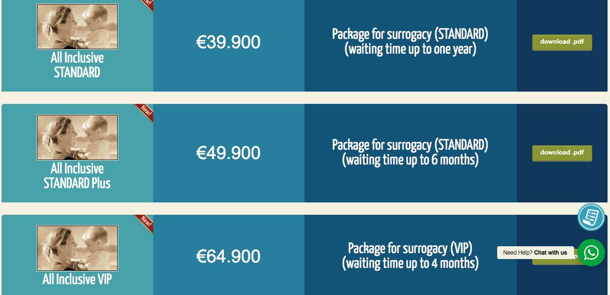 11) These are 3 main surrogacy packages from the  #BioTexCom39 900 euros - ALL INCLUSIVE STANDARD49 900 euros - ALL INCLUSIVE STANDARD PLUS 64 900 euros - ALL INCLUSIVE VIPYou can check them on your own to see the differences  https://biotexcom.com/wp-content/uploads/2020/07/surrogacy_2020.pdf