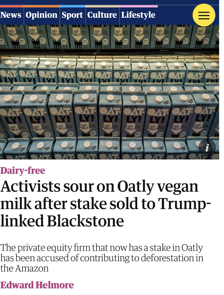 No @OatlyUK just no.