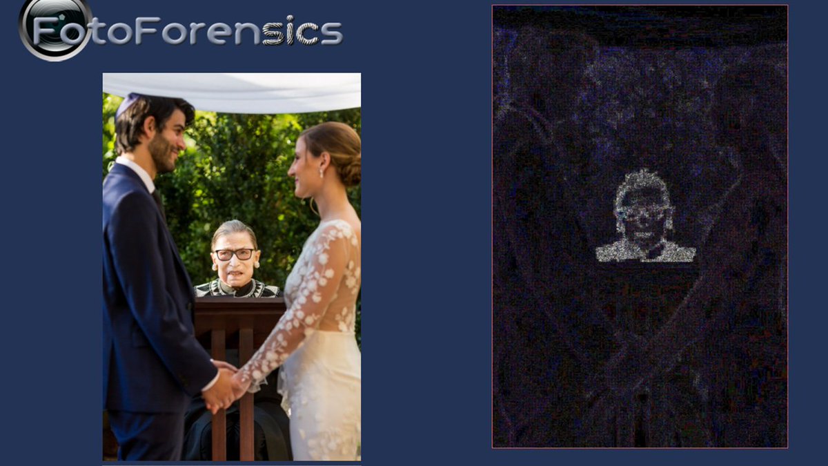 4. I ran the photo through  http://www.fotoforensics.com  & found that the Ruth Bader Ginsburg portion of the photo has been altered.See for yourself. https://www.fotoforensics.com/analysis.php?id=4c72e63032746afc45b018363bb9df2e3e361d9b.123526