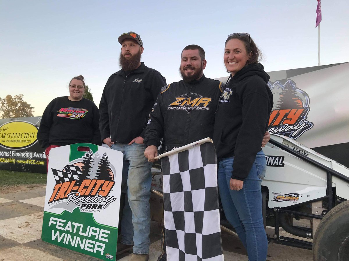 Congrats to <a href="/kartracer27m/">Zachary Morrow</a> on winning the richest race in history on Sunday <a href="/TriCityRaceway/">Tri-City Raceway</a> presented by Bruce Smith Construction as he took home $1100 for the weekend in the Equipment Rental Options Weekly Series special! It was Zach's 3rd win of 2020 &amp; 1st ever at Tri-City