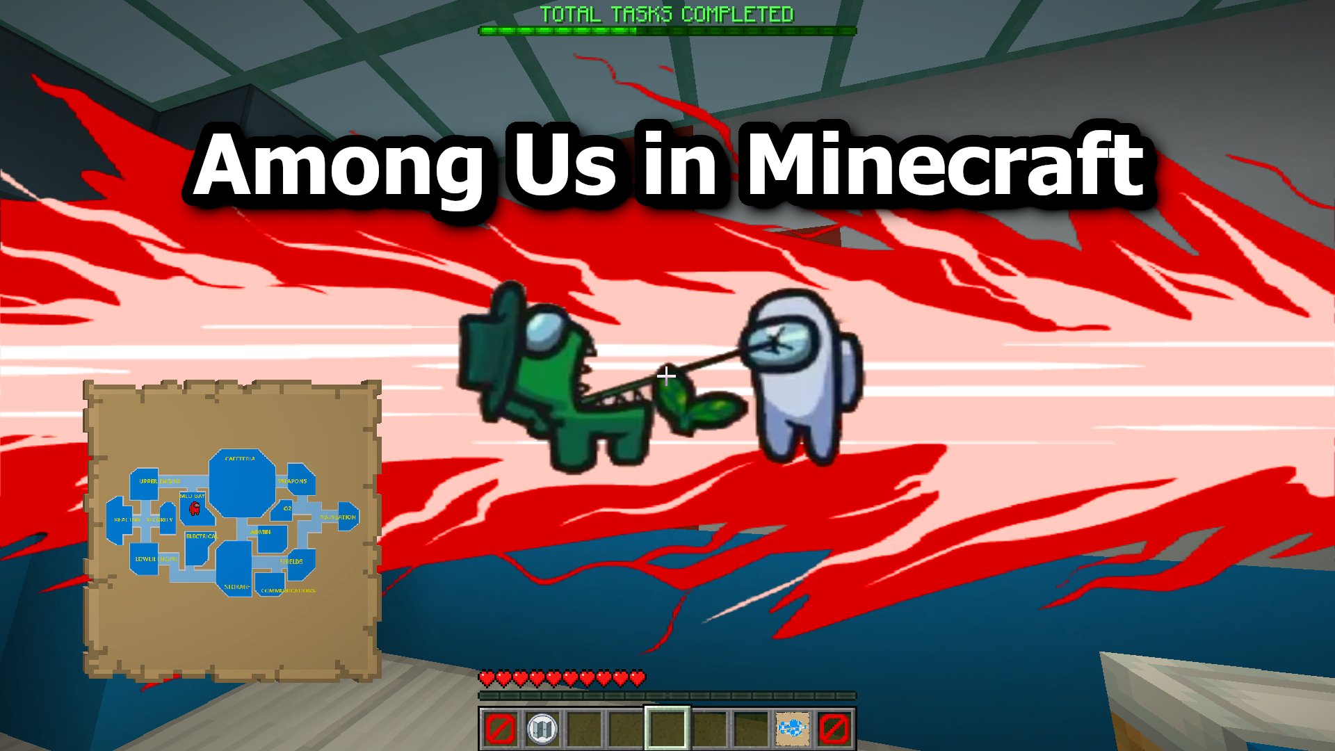 Among Us And Minecraft Collide - Imgflip